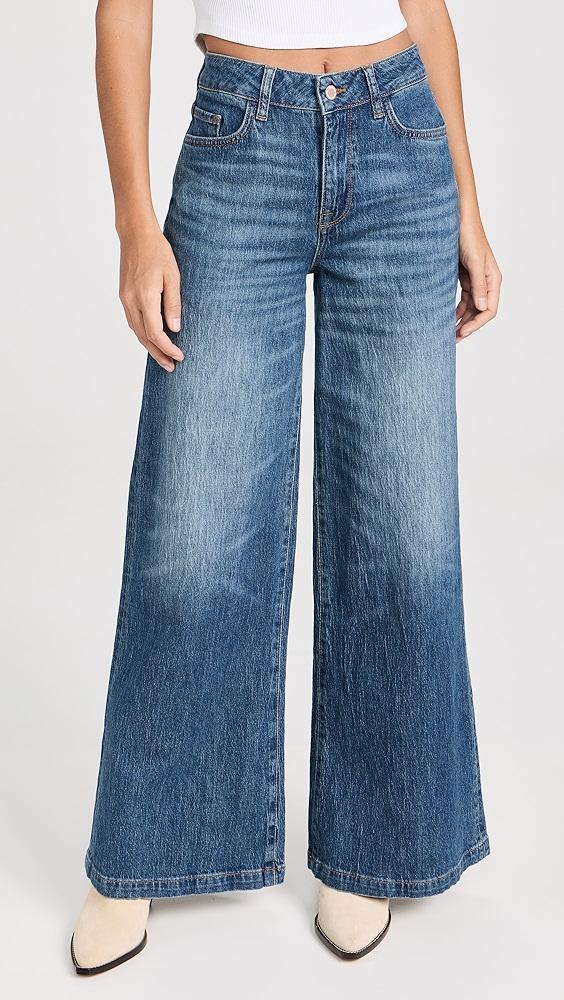 Triarchy Ms. Fonda High Rise Wide Leg Jeans | Shopbop Product Image