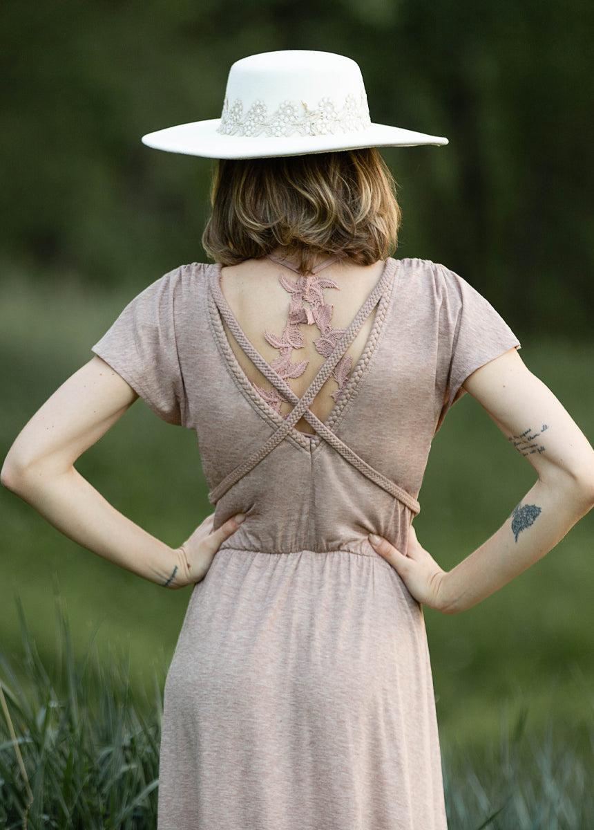 Novalie Dress in Heather Desert Shell Product Image