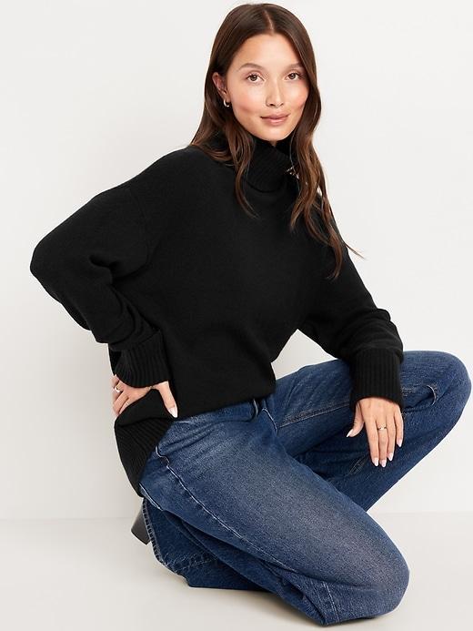 SoSoft Turtleneck Tunic Sweater Product Image