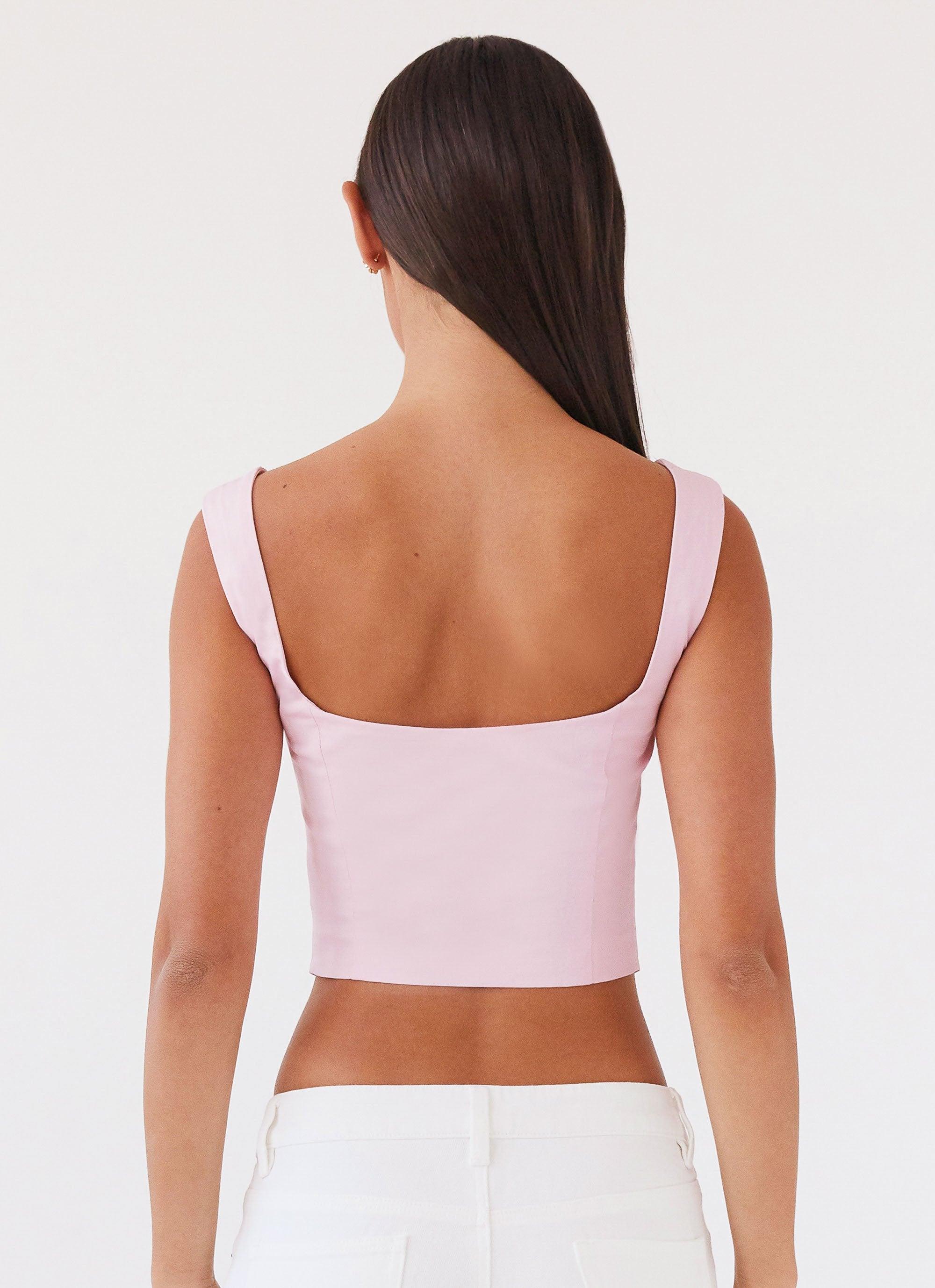 Ambretta Corset Top - Pink Product Image