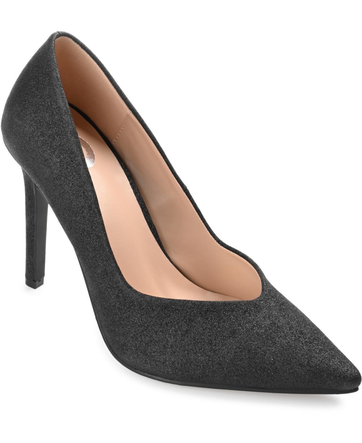 Journee Collection Womens Ninna Glitter Pumps Product Image