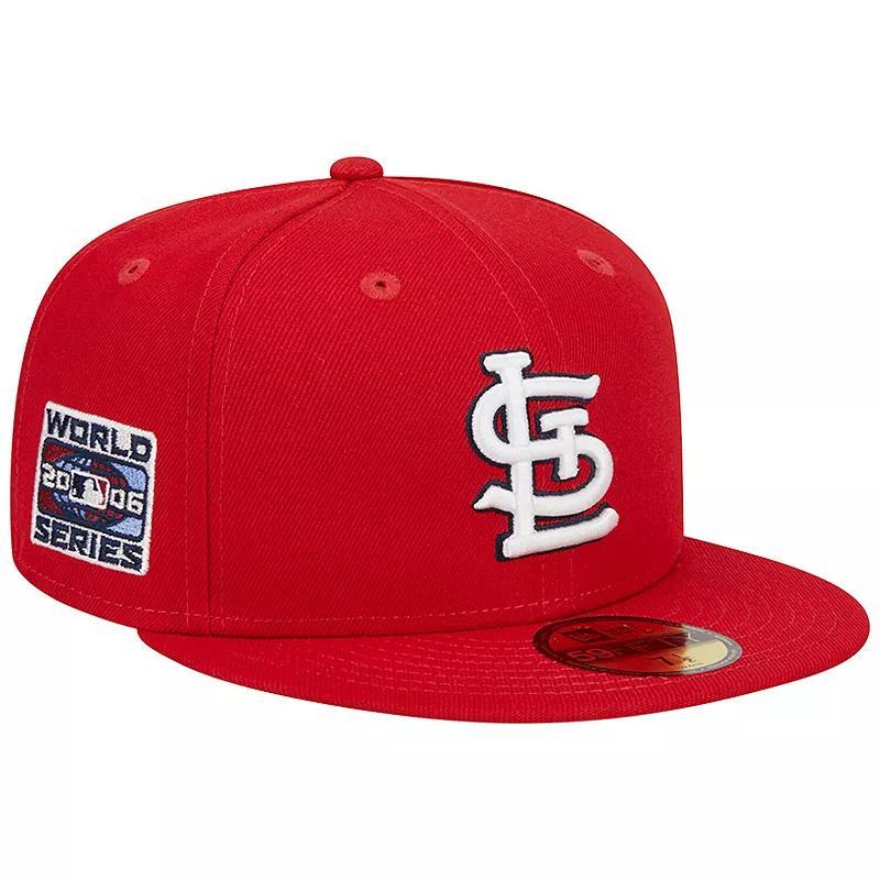 Mens New Era St. Louis Cardinals 2006 World Series Team Color 59FIFTY Fitted Hat Product Image