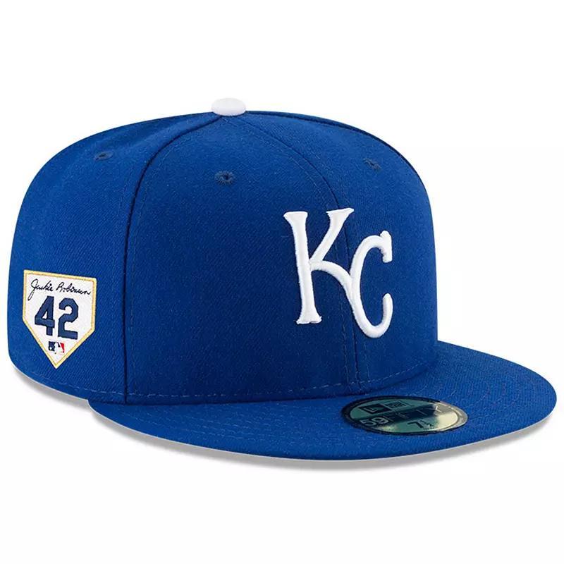 Mens New Era Royal Kansas City Royals 2024 Jackie Robinson Day 59FIFTY Fitted Hat Product Image