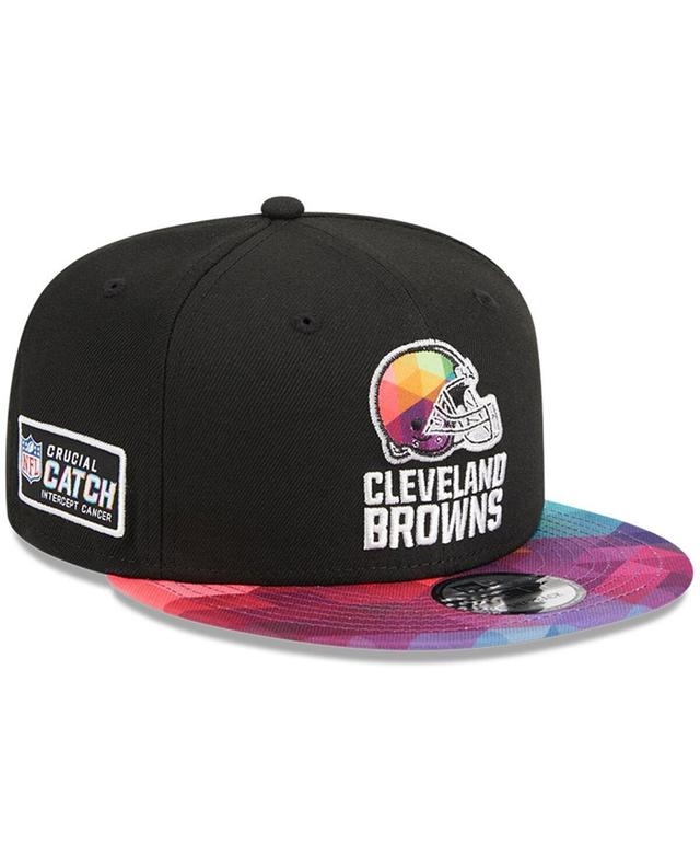 Mens New Era Black Cleveland Browns 2023 Nfl Crucial Catch 9FIFTY Snapback Hat Product Image