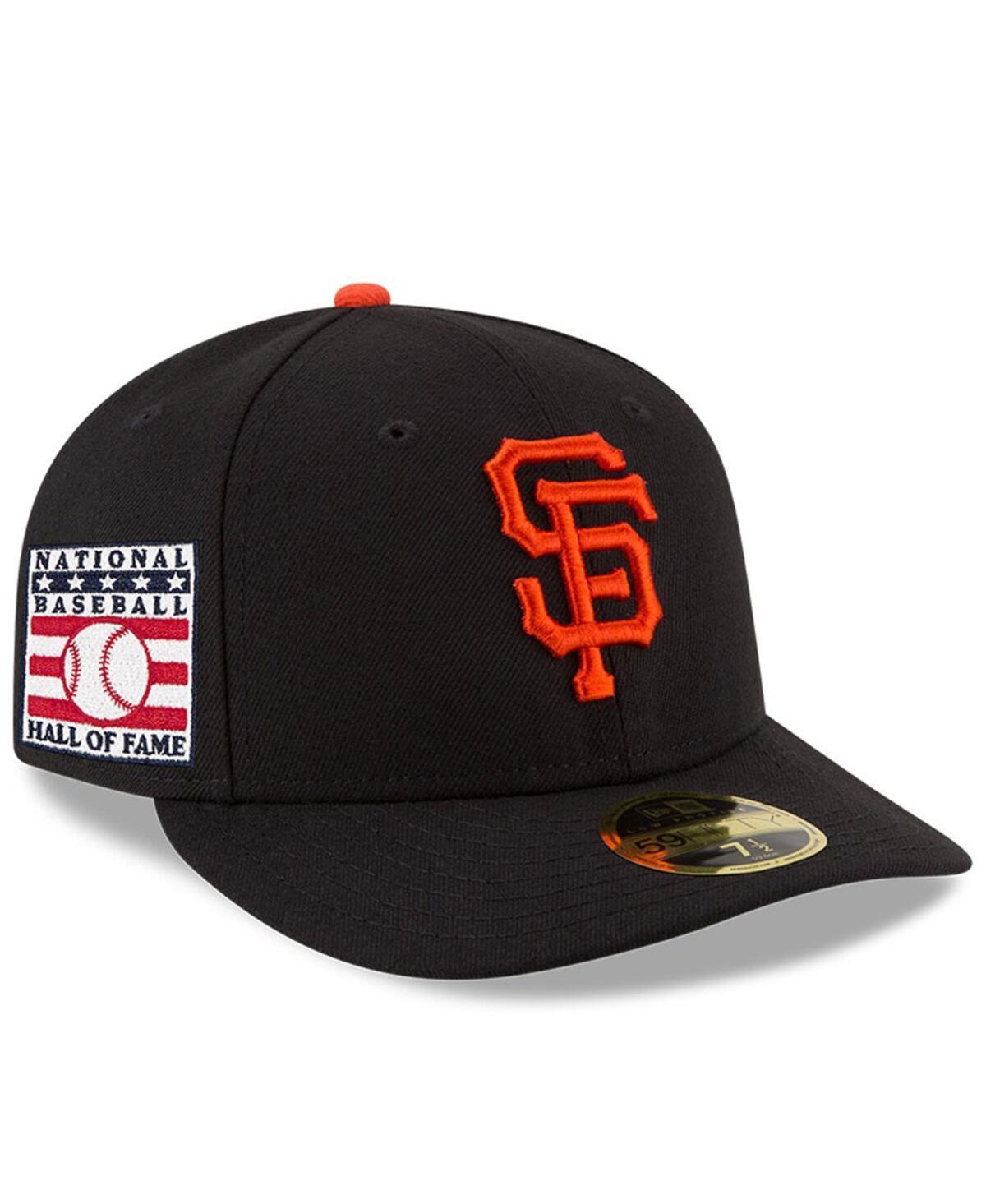 New Era Mens Black San Francisco Giants National Baseball Hall of Fame Low Profile 59FIFTY Fitted Hat Product Image