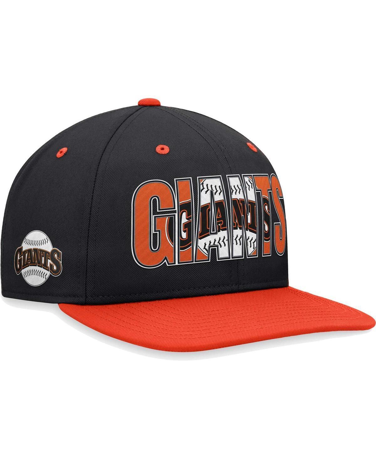 Men's  Black San Francisco Giants Cooperstown Collection Pro Snapback Hat Product Image