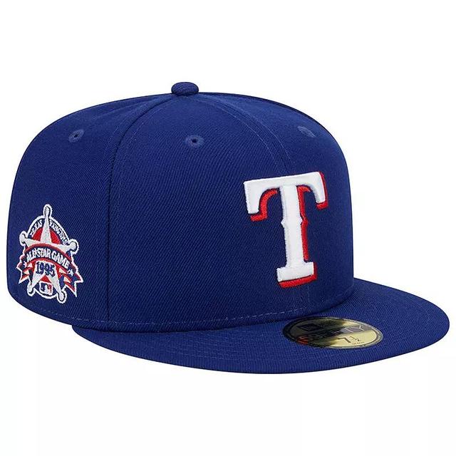 Mens New Era Royal Texas Rangers 1995 MLB All-Star Game Team Color 59FIFTY Fitted Hat Product Image