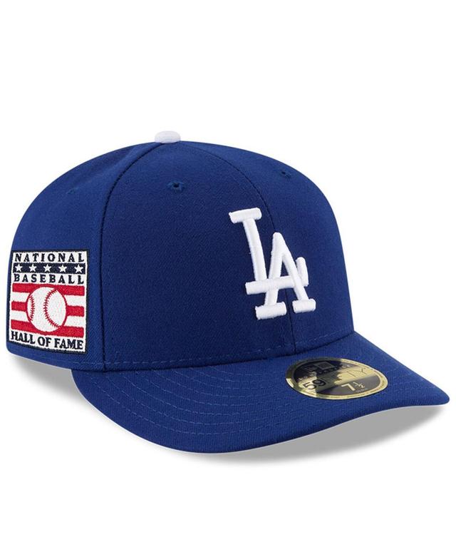 New Era Mens Royal Los Angeles Dodgers National Baseball Hall of Fame Low Profile 59FIFTY Fitted Hat Product Image