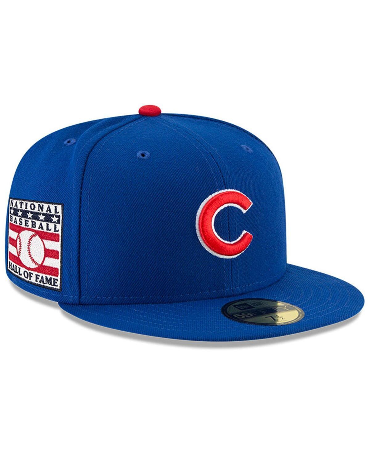 New Era Mens Royal Chicago Cubs National Baseball Hall of Fame 59FIFTY Fitted Hat Product Image