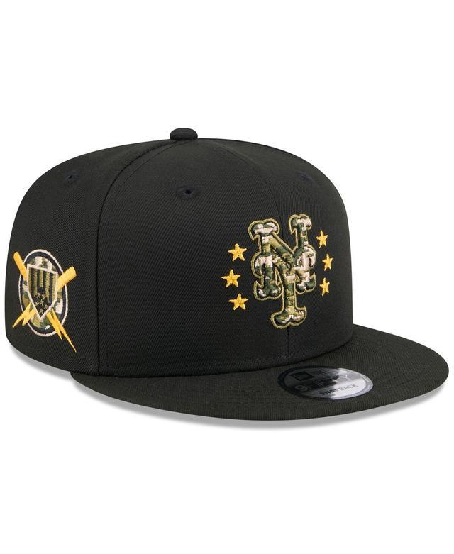 Mens New Era Black New York Mets 2024 Armed Forces Day 9FIFTY Snapback Hat Product Image