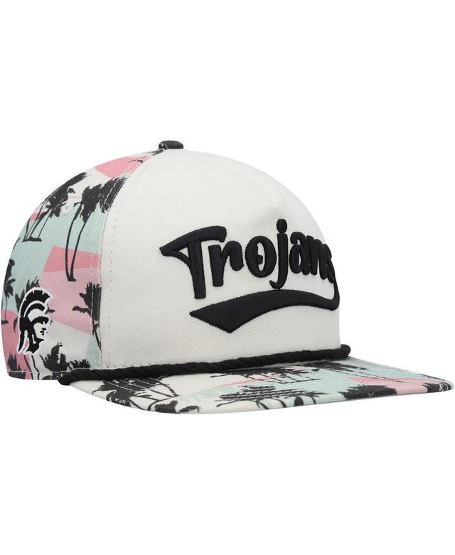 Mens New Era Cream Usc Trojans High Tide Golfer Snapback Hat Product Image