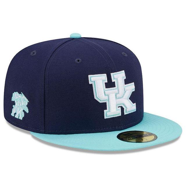 Mens New Era /Light Blue Kentucky Wildcats 59FIFTY Fitted Hat Product Image