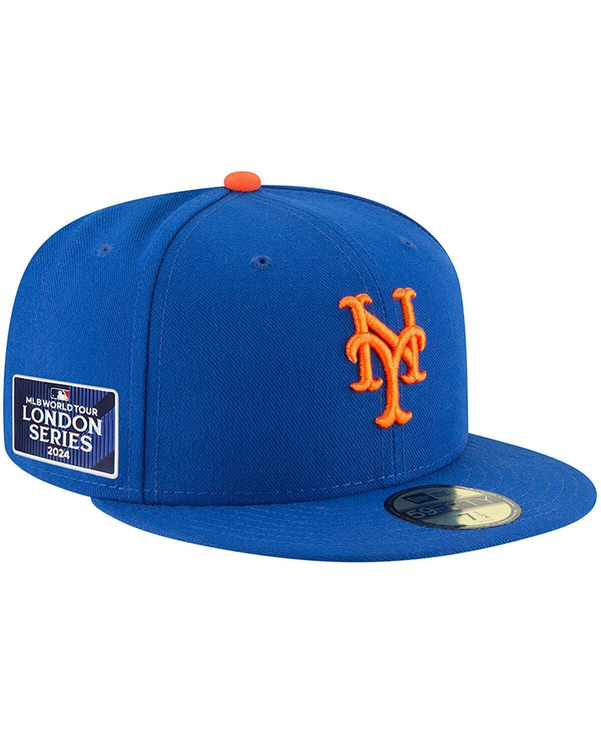 New Era Mens Royal New York Mets 2024 Mlb World Tour London Series 59FIFTY Fitted Hat Product Image