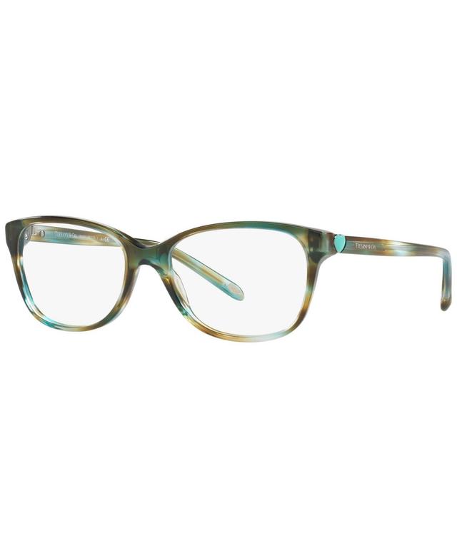 Tiffany & Co. TF2097 Womens Square Eyeglasses - Havana Blu Product Image