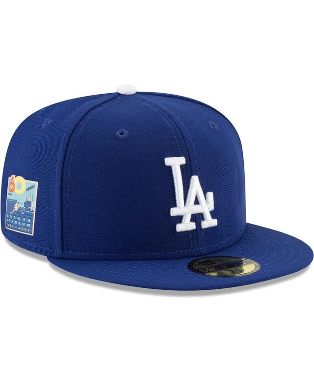 Mens New Era Royal Los Angeles Dodgers 60th Anniversary Authentic Collection On-Field 59FIFTY Fitted Hat Product Image