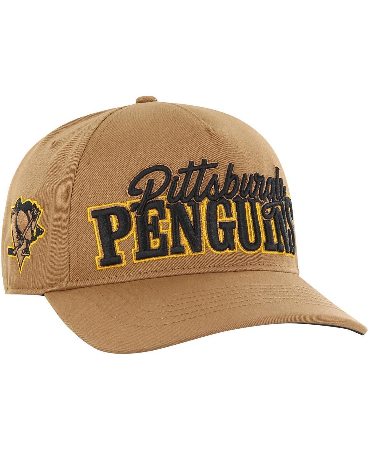 Mens 47 Tan Pittsburgh Penguins Barnes Hitch Adjustable Hat Product Image