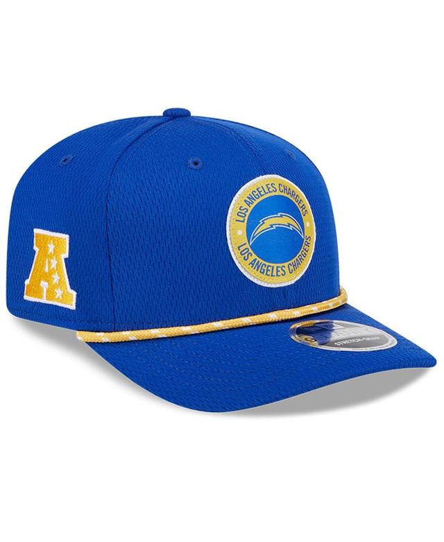 New Era Mens Blue Los Angeles Chargers 2024 Sideline 9SEVENTY Stretch-Snap Hat Product Image