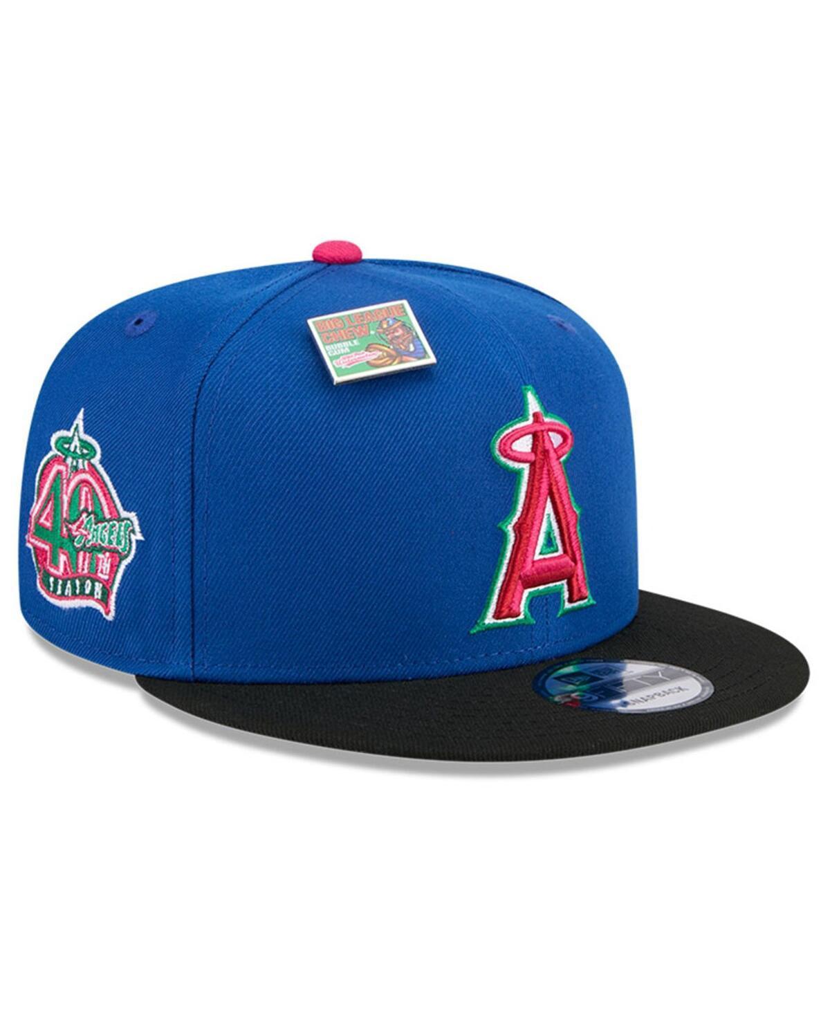 New Era Mens Royal Los Angeles Angels Watermelon Big League Chew Flavor Pack 9FIFTY Snapback Hat - Royal, Black Product Image