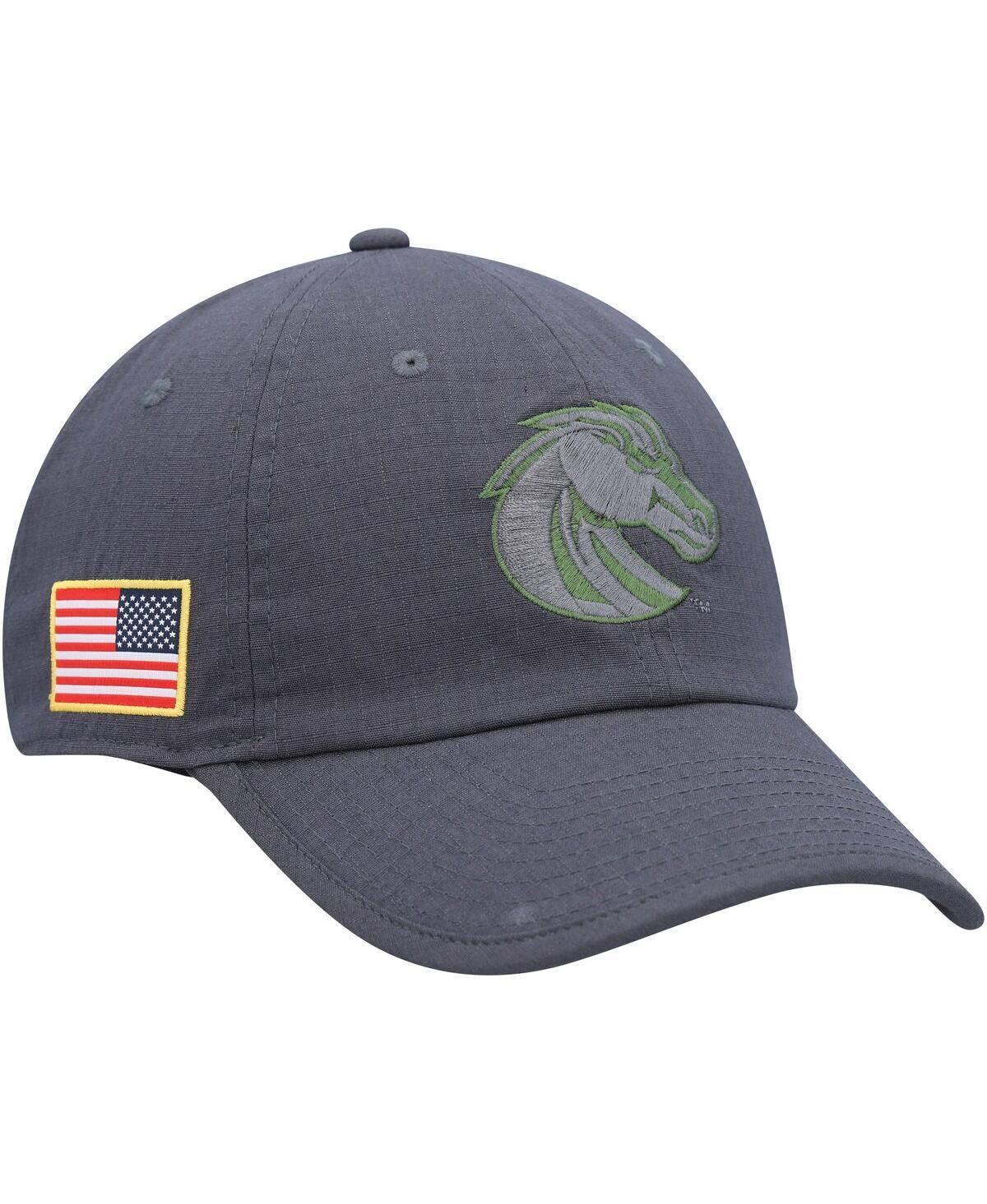 Mens Nike Charcoal Boise State Broncos Veterans Day Tactical Heritage86 Performance Adjustable Hat Product Image