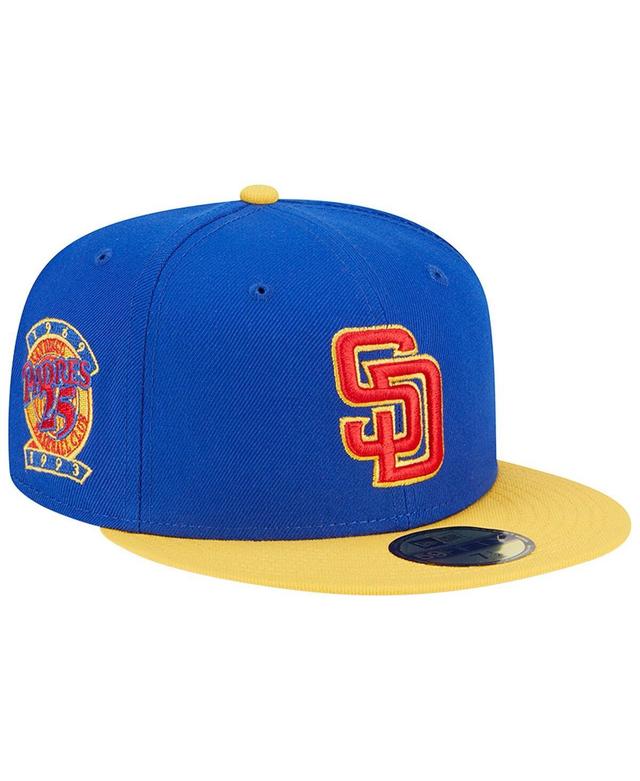 Mens New Era Royal/Yellow San Diego Padres Empire 59FIFTY Fitted Hat Product Image