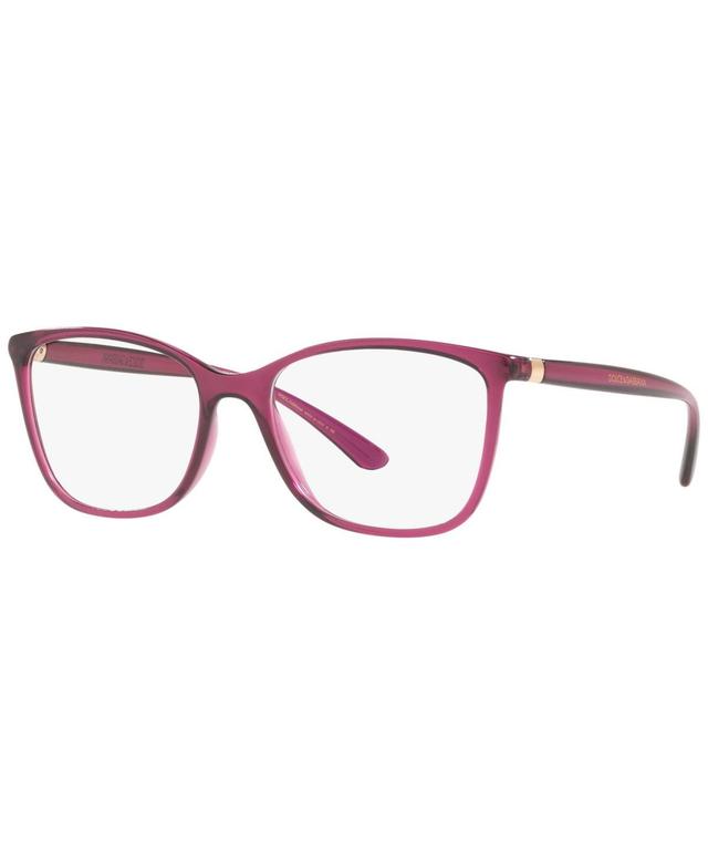 Dolce & Gabbana DG5026 Womens Rectangle Eyeglasses - Blue Product Image