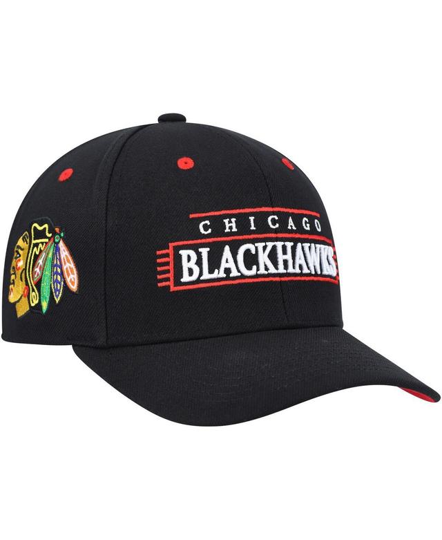 Mens Mitchell & Ness Chicago hawks LOFI Pro Snapback Hat Product Image