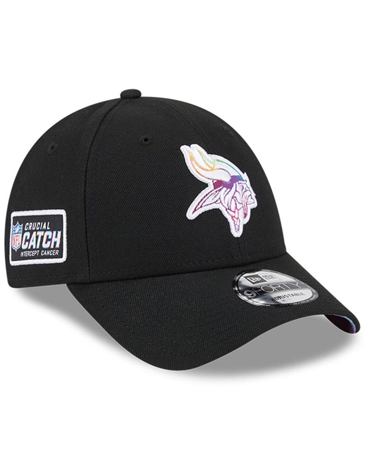 Mens New Era Black Minnesota Vikings 2023 Nfl Crucial Catch 9FORTY Adjustable Hat Product Image