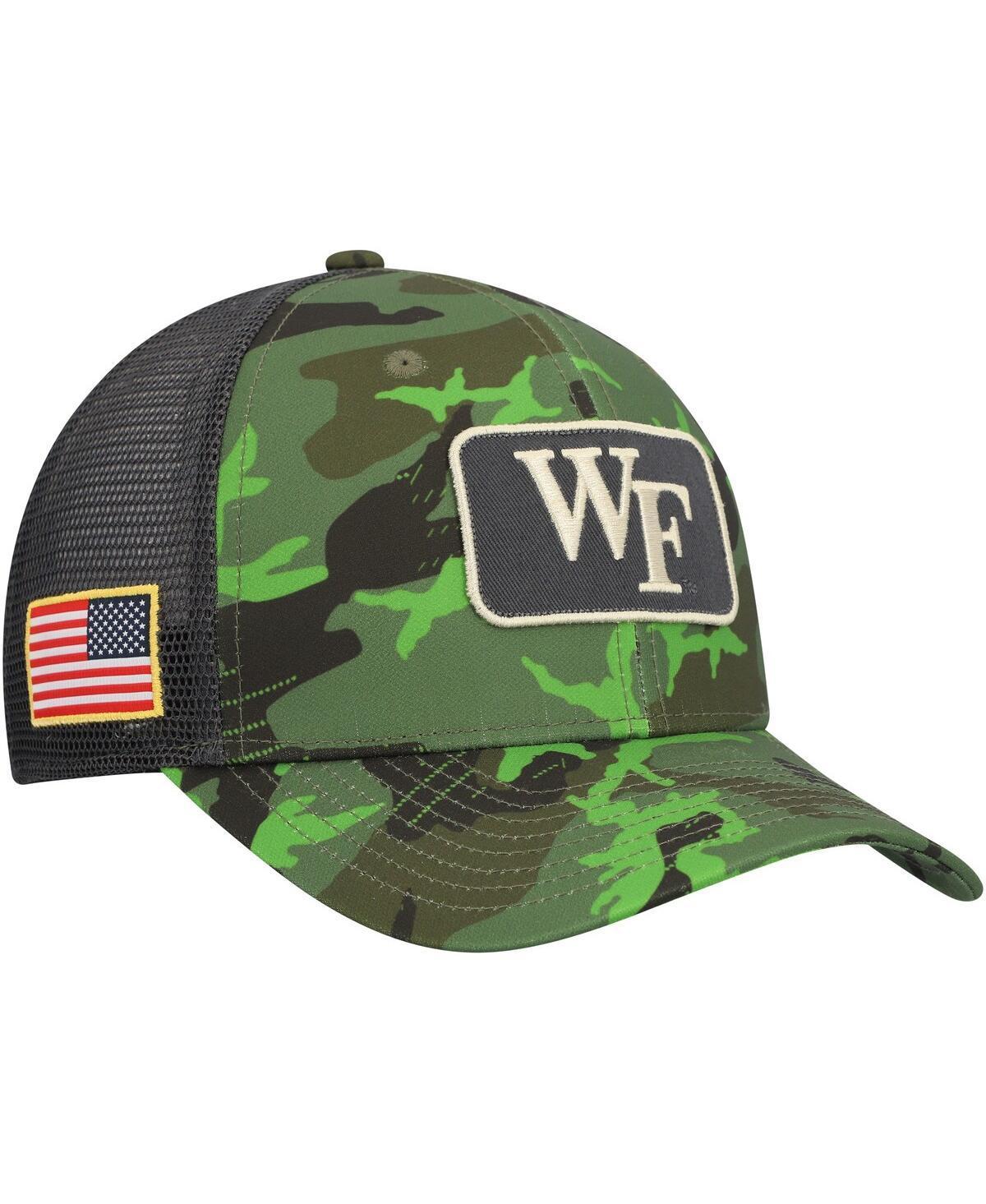 Mens Nike Camo Wake Forest Demon Deacons Classic99 Veterans Day Trucker Snapback Hat - Camo Product Image