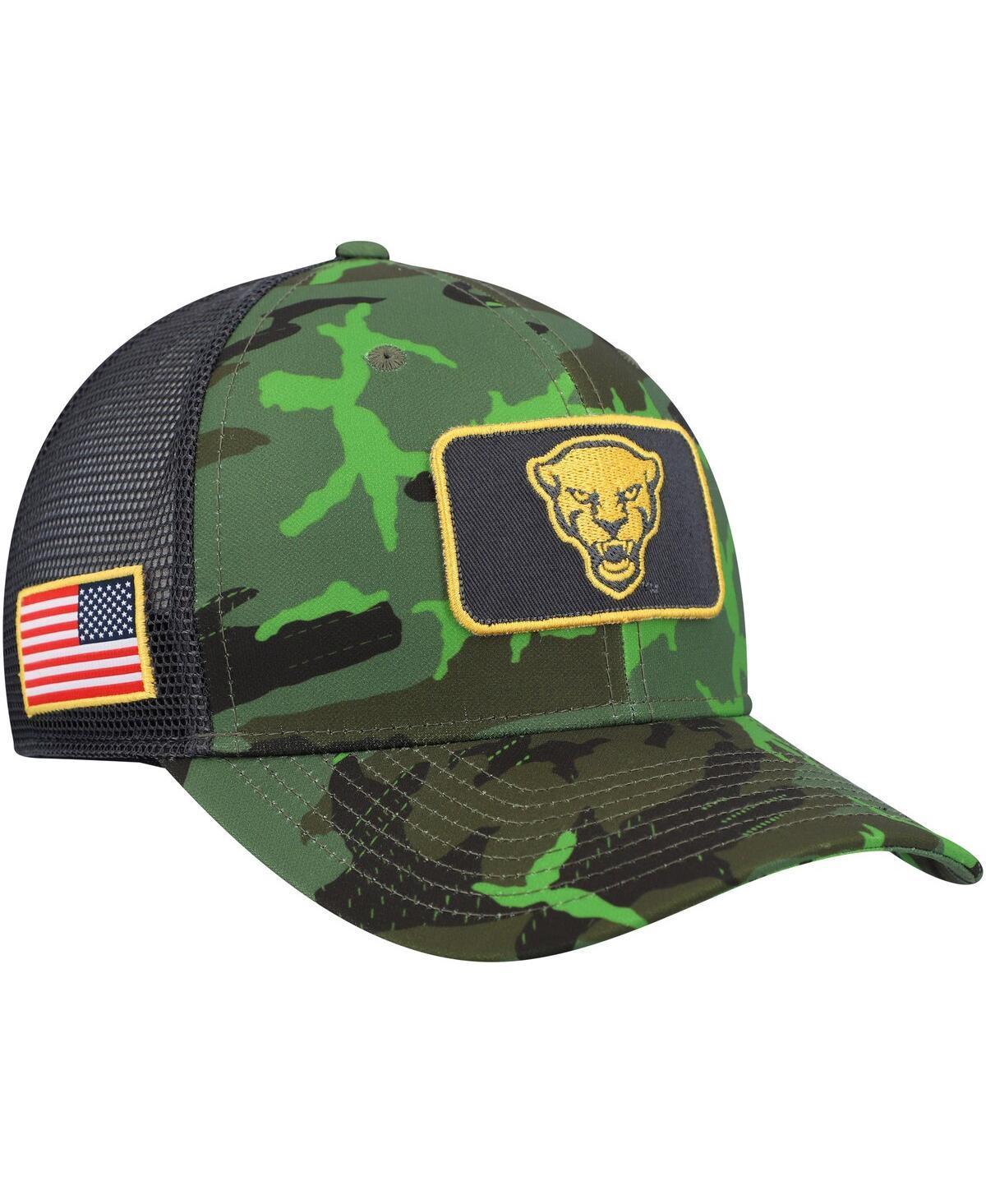 Mens Nike Camo Pitt Panthers Classic99 Veterans Day Trucker Snapback Hat - Camo Product Image