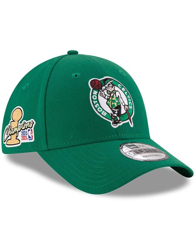 New Era Mens Kelly-Green Boston Celtics 2024 Nba Finals Champions Side Patch 9FORTY Adjustable Hat Product Image