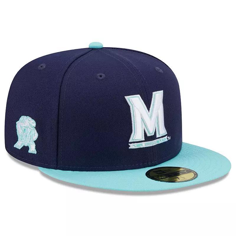 Mens New Era /Light Blue Maryland Terrapins 59FIFTY Fitted Hat Product Image