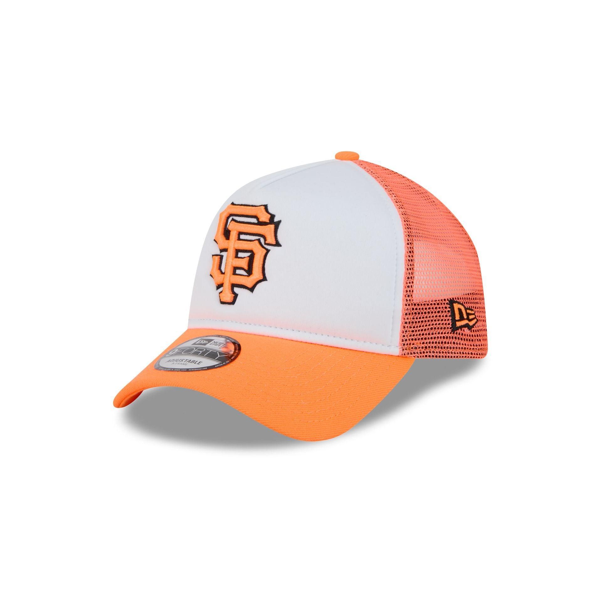 San Francisco Giants Hi Vis Doodle 9FORTY A-Frame Trucker Hat Male Product Image