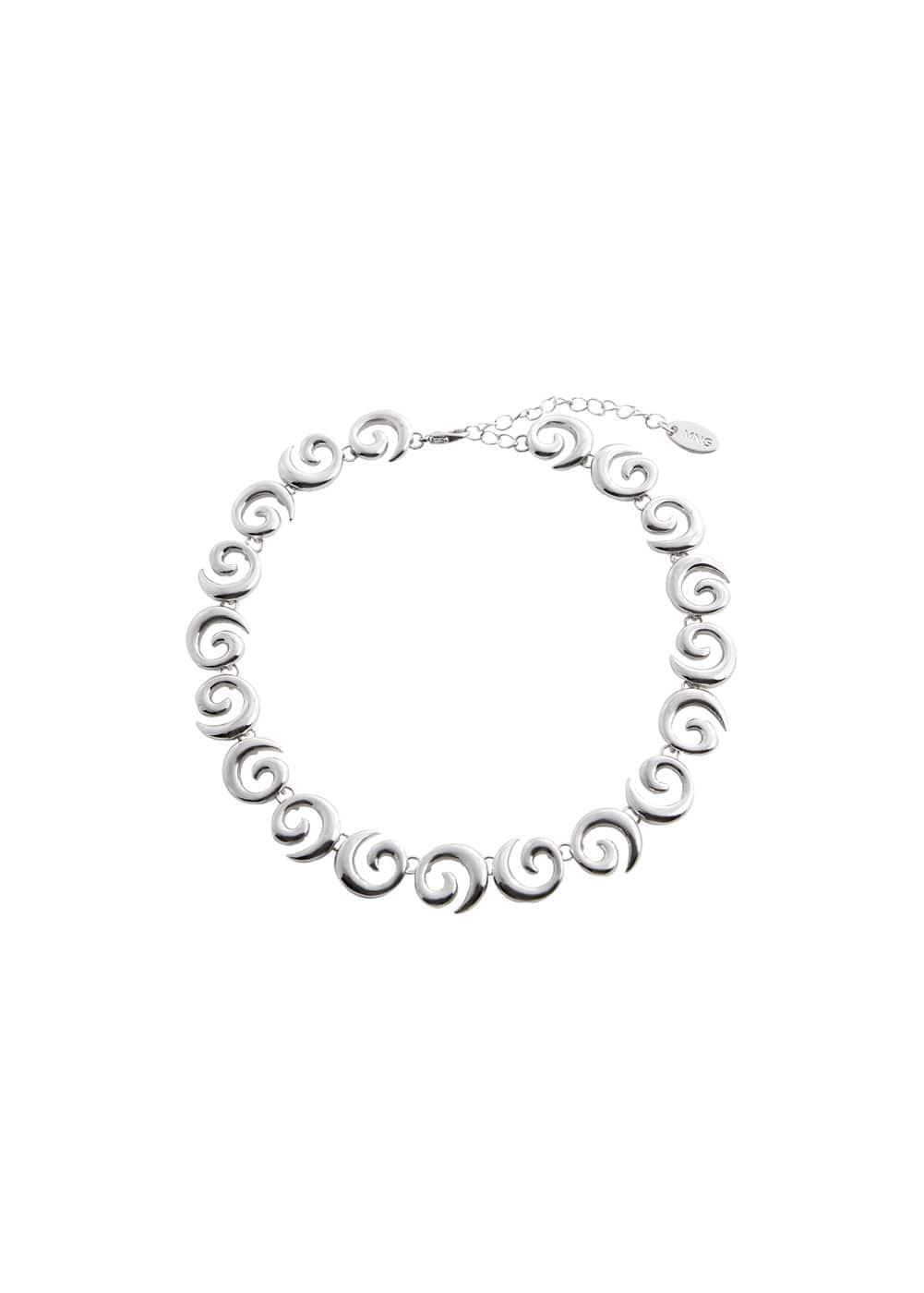 MANGO - Spiral necklace - One size - Women Product Image