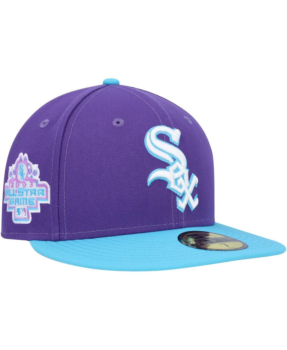 Mens New Era Purple Chicago White Sox Vice 59FIFTY Fitted Hat Product Image