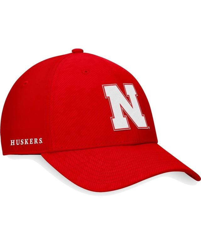 Mens Top of the World Scarlet Nebraska Huskers Deluxe Flex Hat Product Image