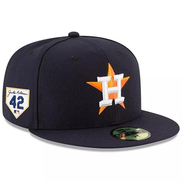 Mens New Era Houston Astros 2023 Jackie Robinson Day 59FIFTY Fitted Hat Blue Product Image