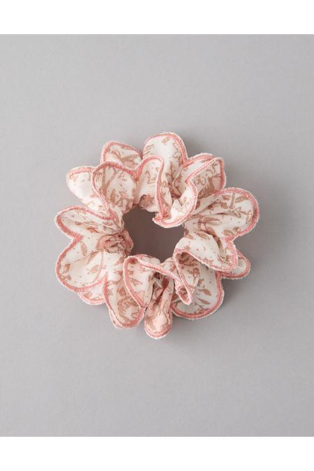 AE Floral Ruffled Scrunchie Womens Product Image