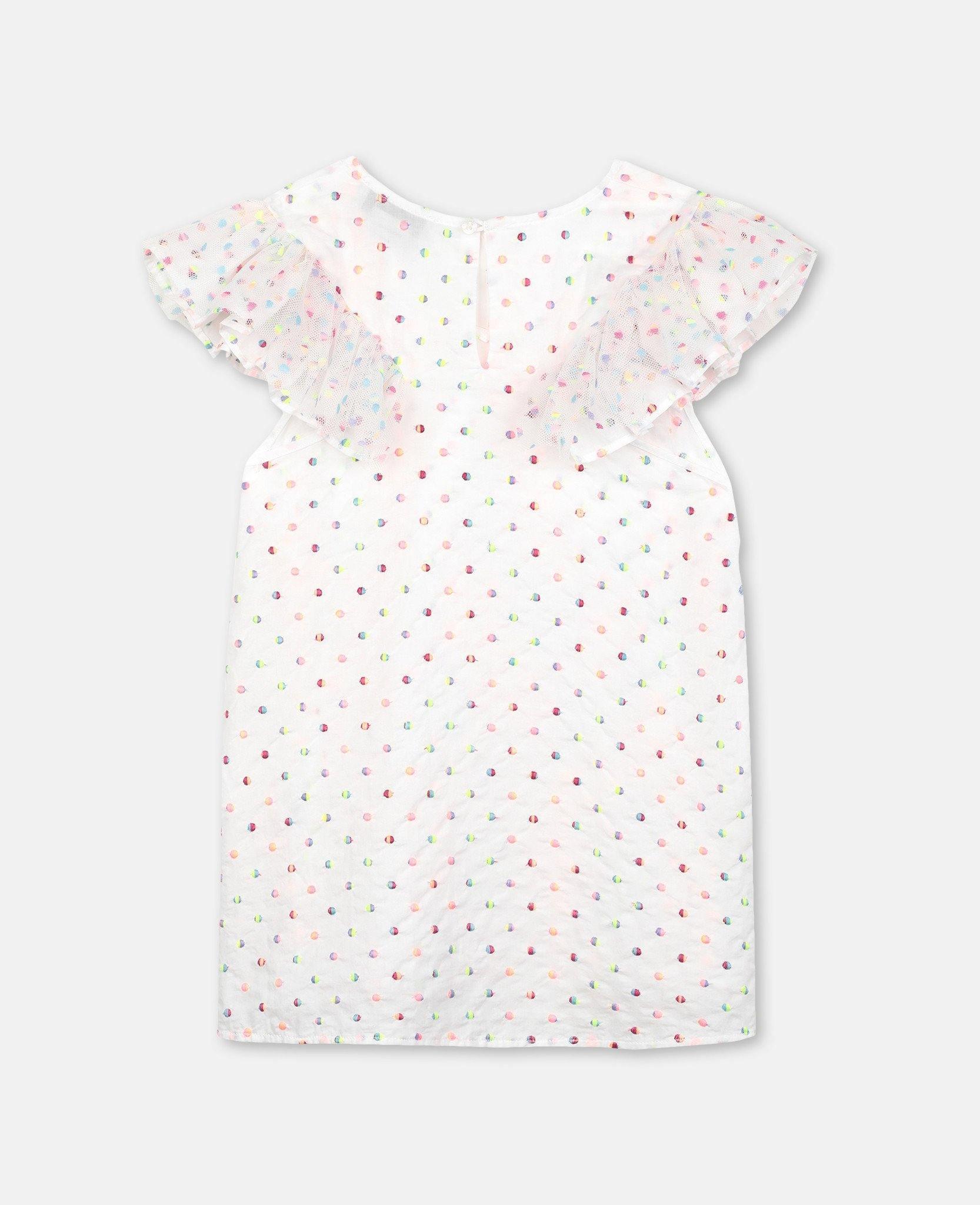 Stella McCartney Embroidered Dots Tulle Top Product Image