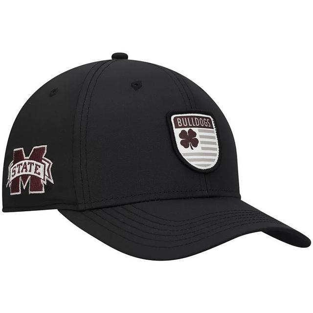 Mens Black Mississippi State Bulldogs Nation Shield Snapback Hat Product Image