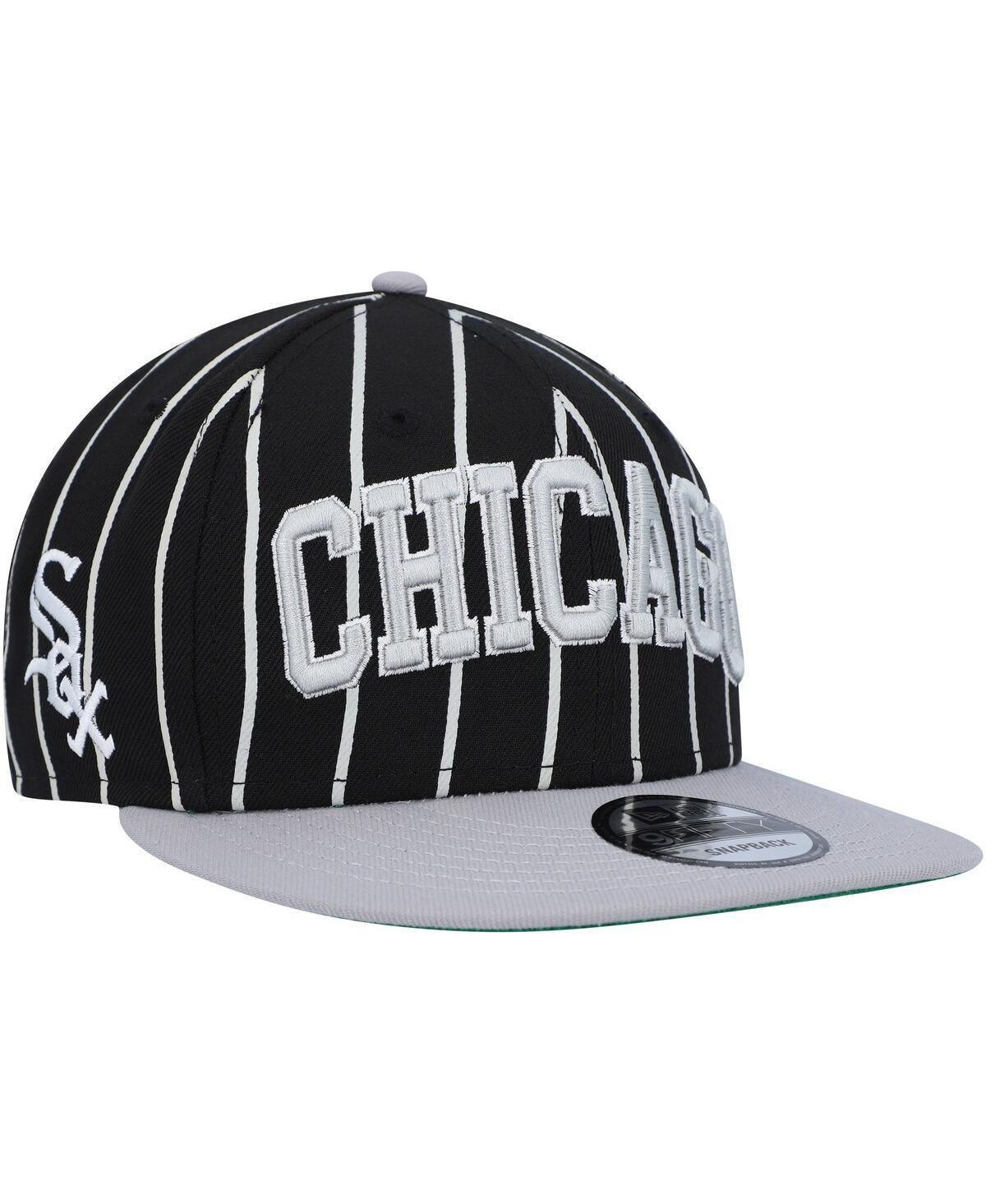 Mens New Era Black Chicago White Sox City Arch 9FIFTY Snapback Hat - Black Product Image