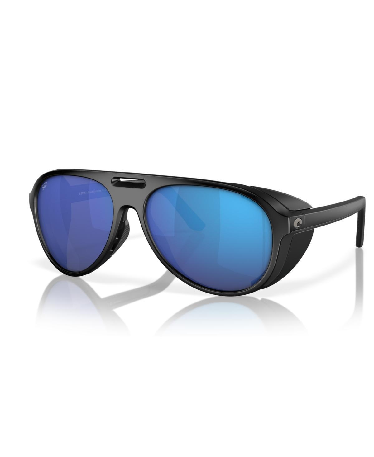 Costa Del Mar Mens Polarized Sunglasses, Grand Catalina 6S9117 - Matte Black Product Image