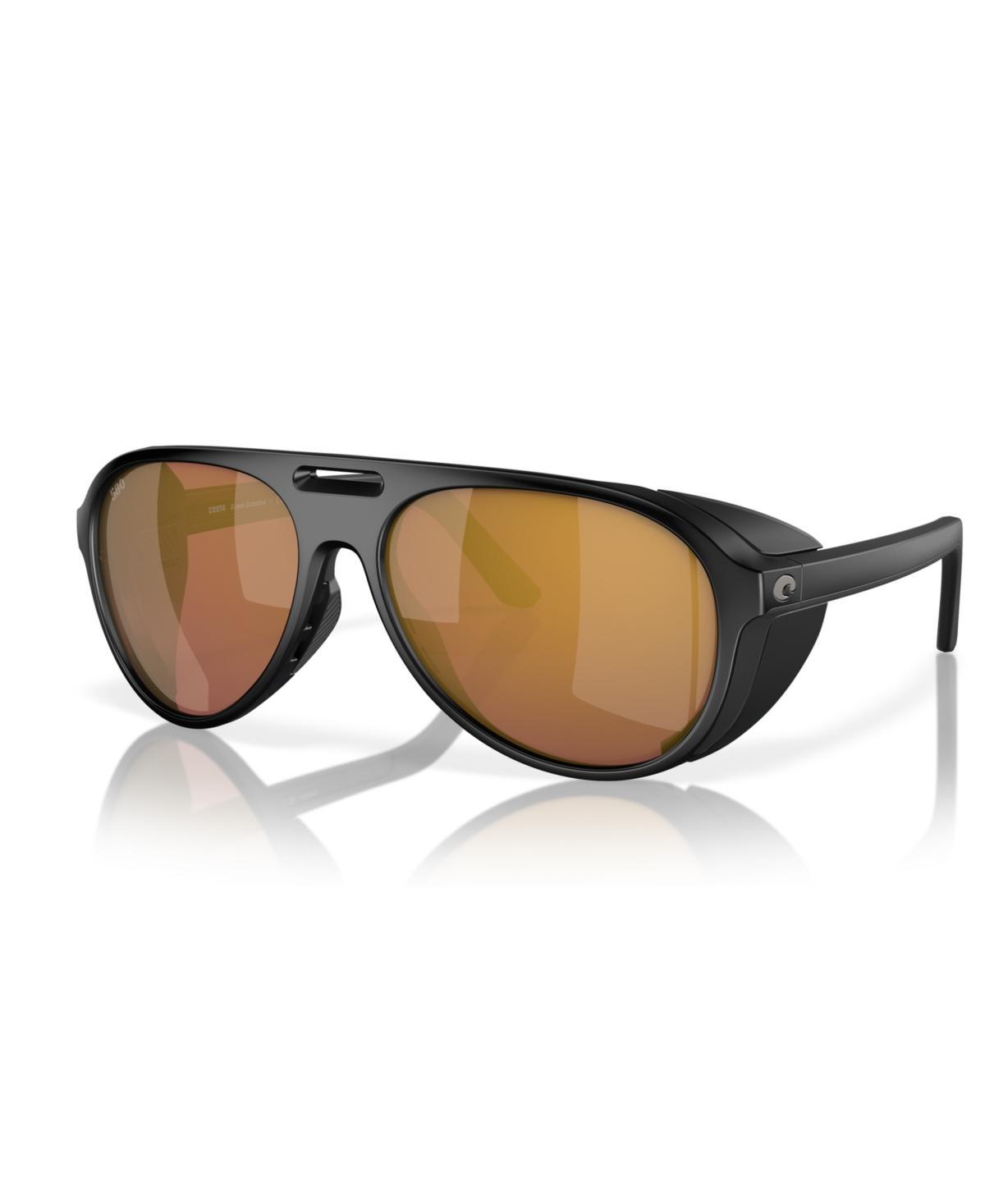 Costa Del Mar Mens Polarized Sunglasses, Grand Catalina 6S9117 - Matte Black Product Image