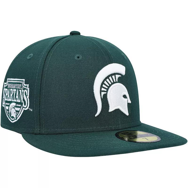 Mens New Era Michigan State Spartans Patch 59FIFTY Fitted Hat Product Image