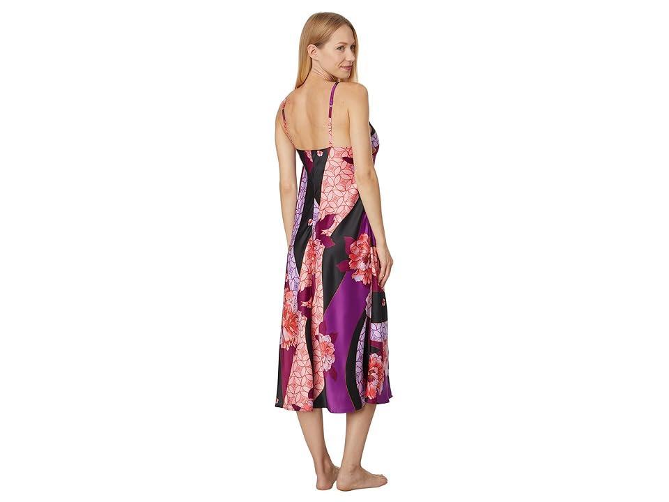 N by Natori Floral Tapestry Gown (Magenta) Women's Pajama Product Image