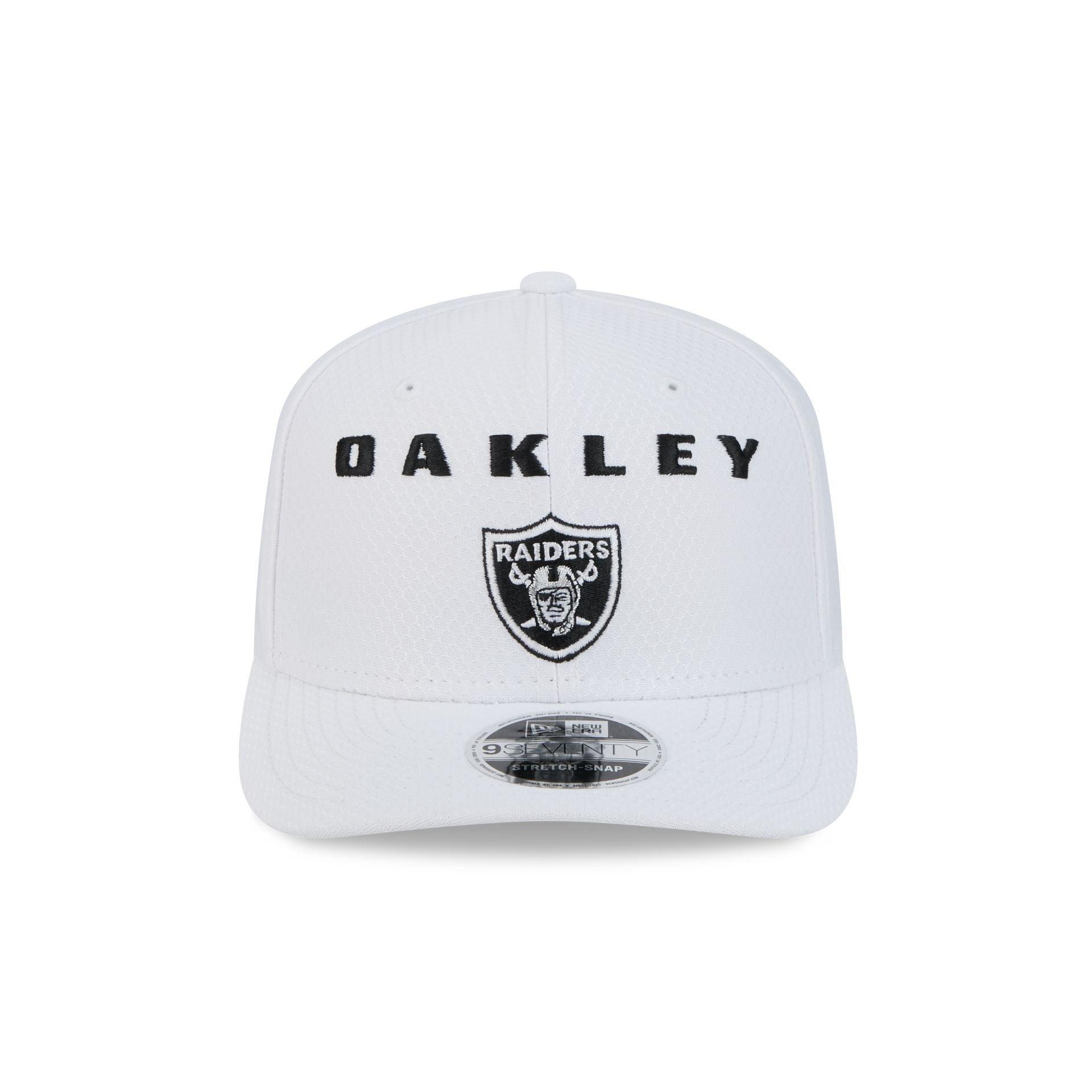 Oakley x Las Vegas Raiders White 9SEVENTY Stretch-Snap Hat Male Product Image