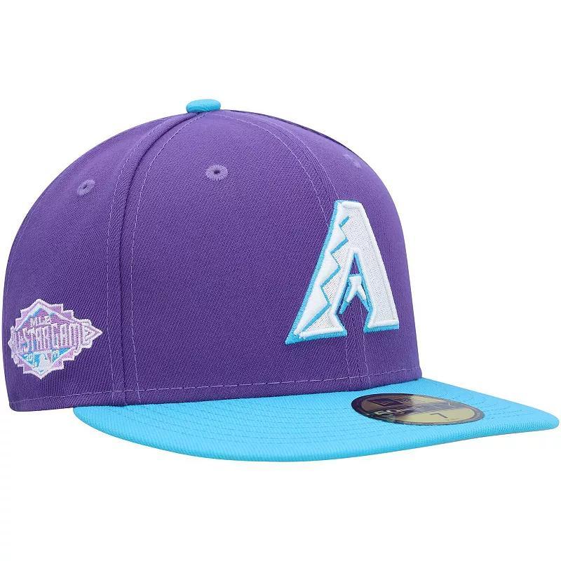 Mens New Era Purple Arizona Diamondbacks Vice 59FIFTY Fitted Hat Product Image