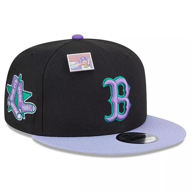 Mens New Era /Purple Boston Red Sox Grape Big League Chew Flavor Pack 9FIFTY Snapback Hat Product Image