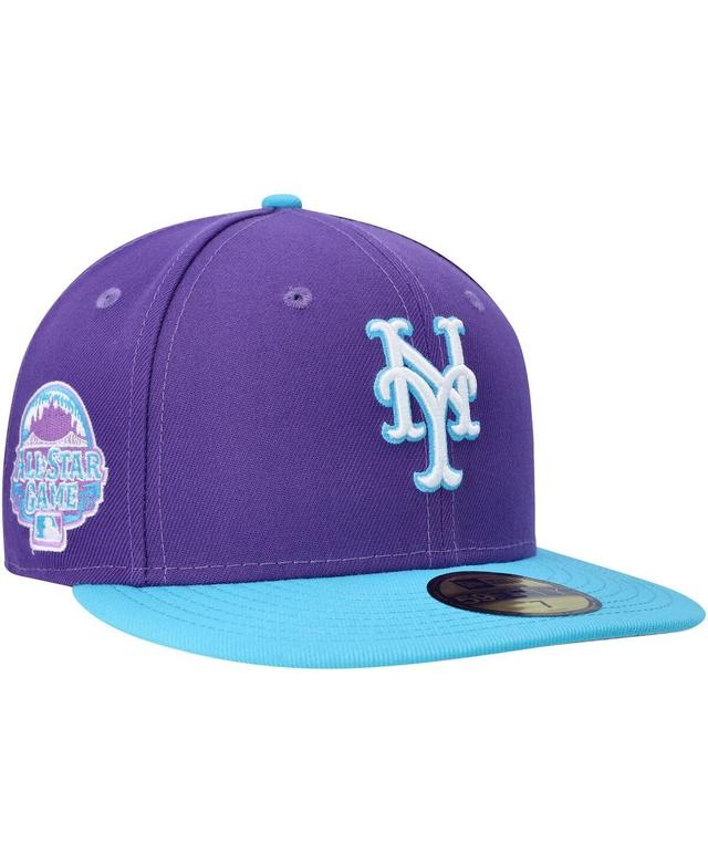 Mens New Era Purple New York Mets Vice 59FIFTY Fitted Hat Product Image