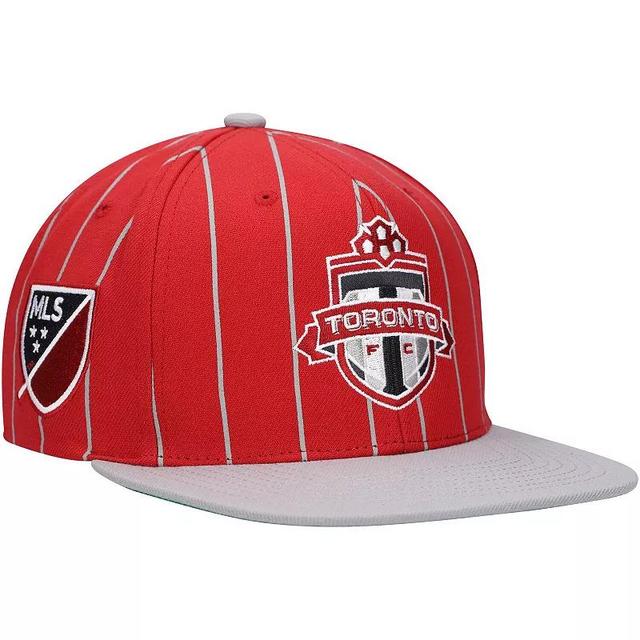 Mens Mitchell & Ness Navy Vancouver Whitecaps FC Team Pin Snapback Hat, Vwc Blue Product Image