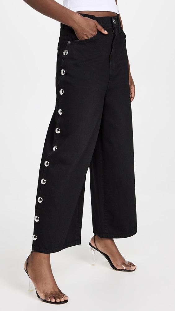 Khaite Studded Rapton Jeans | Shopbop Product Image